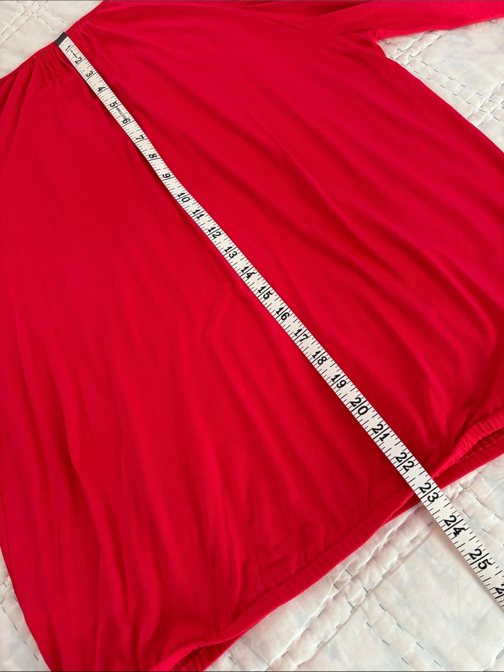 Two Michael Kors cold shoulder tops * red & black * sz L * - Picture 9 of 9